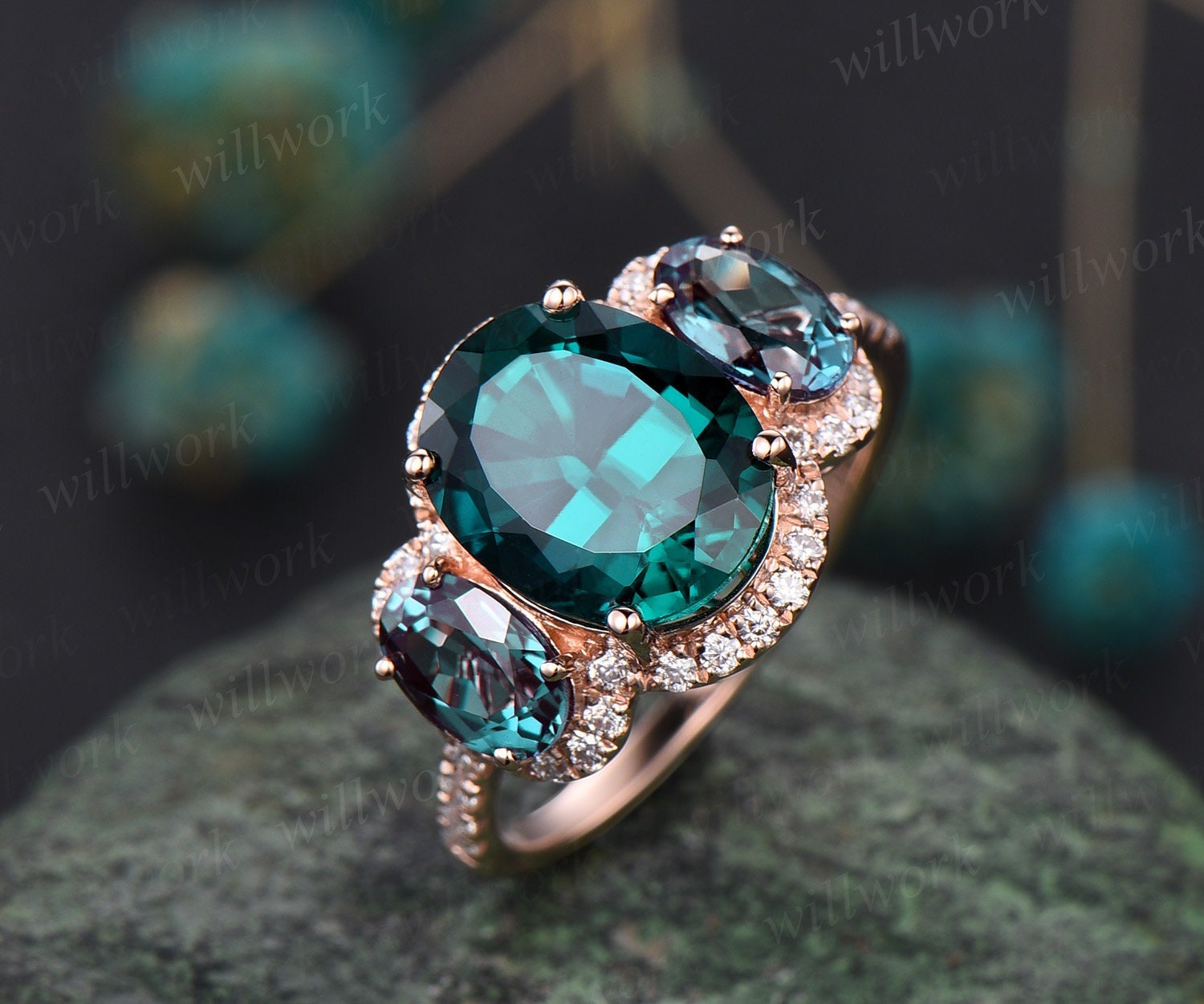 Elegant 925 Silver Emerald Ring 0.3ct 4mm*5mm Natural Emerald Jewelry 3  Layers 18K Gold Plating Gemstone Ring - AliExpress